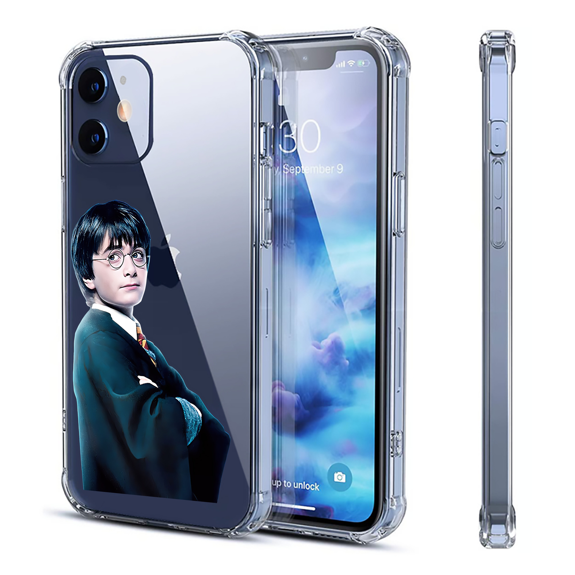 （画像用） Harry Potter ハリー・ポッターシリーズ 【iPhone 12シリーズ対応】透明スマホケース（クリアソフトケース）